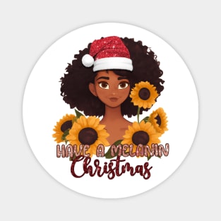 Have a Melanin Christmas Magnet